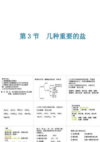 （遵义专版）秋九年级化学下册 第7章 应用广泛的酸、碱、盐 第3节 几种重要的盐课件 沪教版-沪教版初中九年级下册化学课件