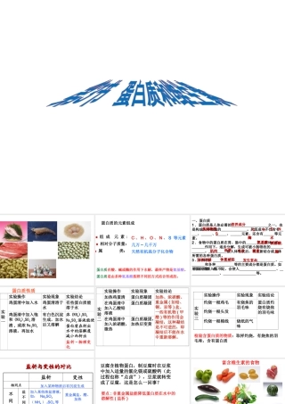 （遵义专版）秋九年级化学下册 第8章 食品中的有机化合物 第3节 蛋白质 维生素课件 沪教版-沪教版初中九年级下册化学课件