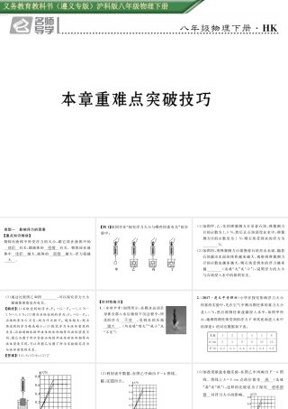 （遵义专版）春八年级物理全册 第9章 浮力本章重难点突破技巧习题课件 （新版）沪科版-（新版）沪科版初中八年级全册物理课件