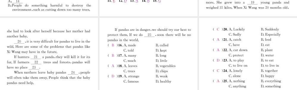 （遵义专版）秋九年级英语全册 Unit 13 We’re trying to save the earth（第3课时）习题课件 （新版）人教新目标版-（新版）人教新目标版初中九年级全册英语课件