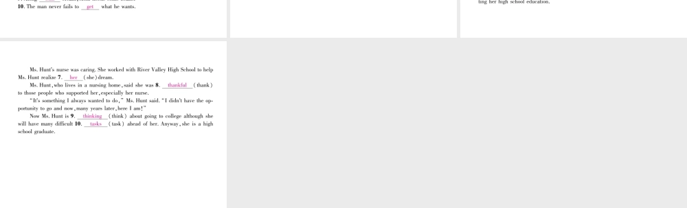 （遵义专版）秋九年级英语全册 Unit 14 I remember meeting all of you in Grade 7（第5课时）Section B（2a-3b）作业课件 （新版）人教新目标版-（新版）人教新目标版初中九年级全册英语课件