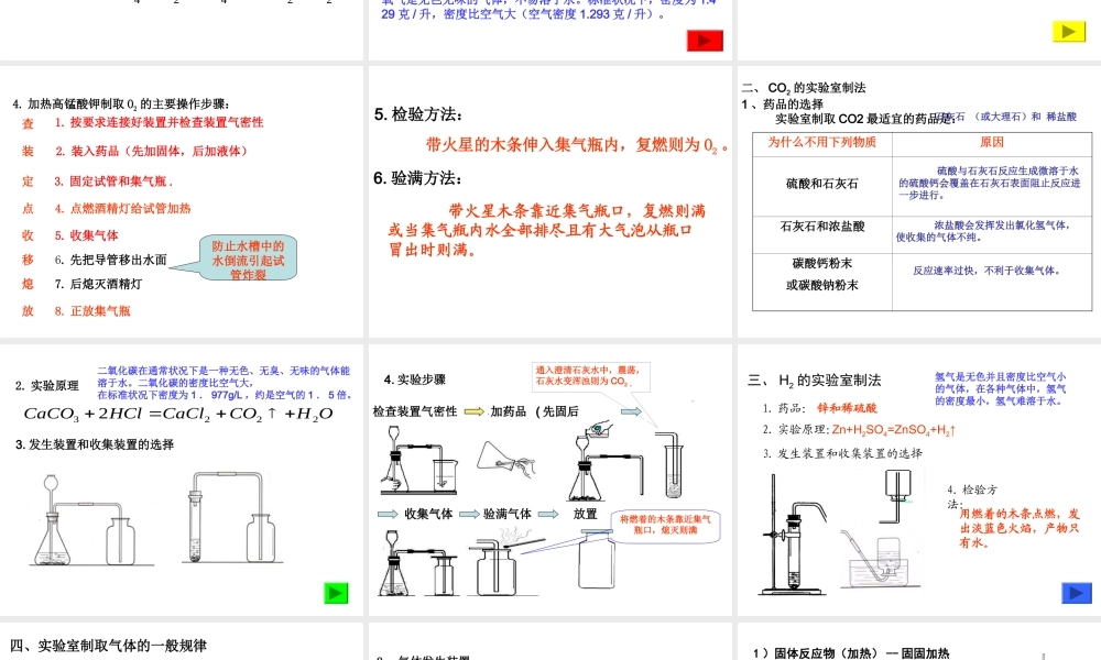 （遵义专版）秋九年级化学上册 第2章 身边的化学物质 基础实验1 氧气的制取与性质课件 沪教版-沪教版初中九年级上册化学课件