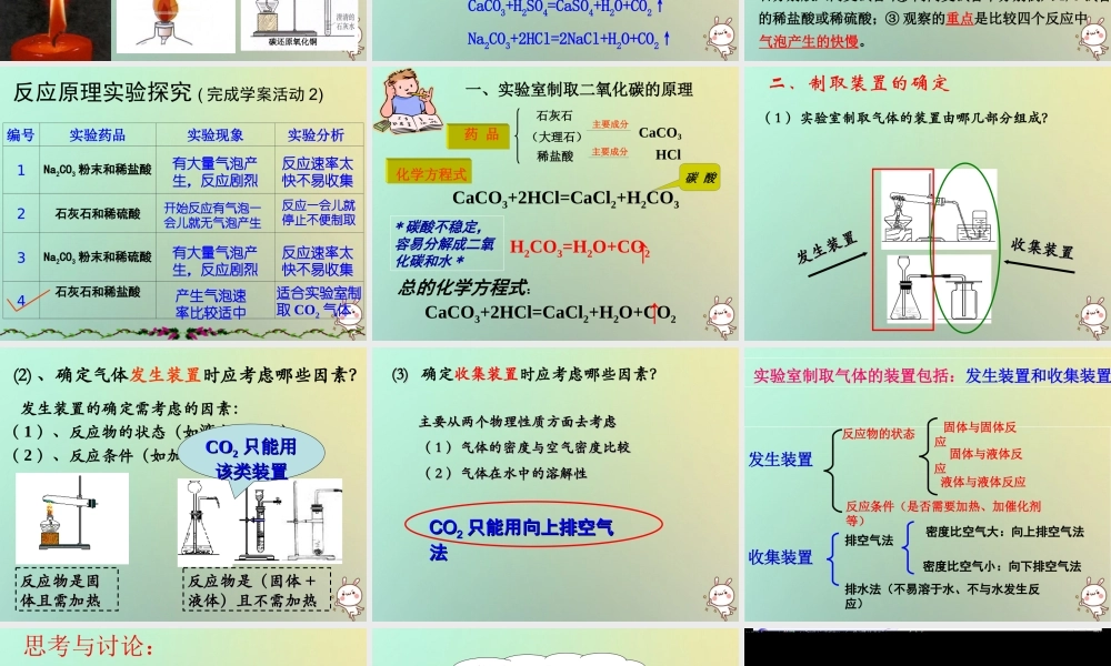 （遵义专版）秋九年级化学上册 第2章 身边的化学物质 基础实验2 二氧化碳的制取与性质课件 沪教版-沪教版初中九年级上册化学课件