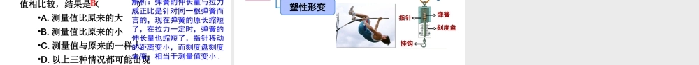 （遵义专版）八年级物理全册 第六章 第三节 弹力与弹簧测力计课件 （新版）沪科版-（新版）沪科版初中八年级全册物理课件