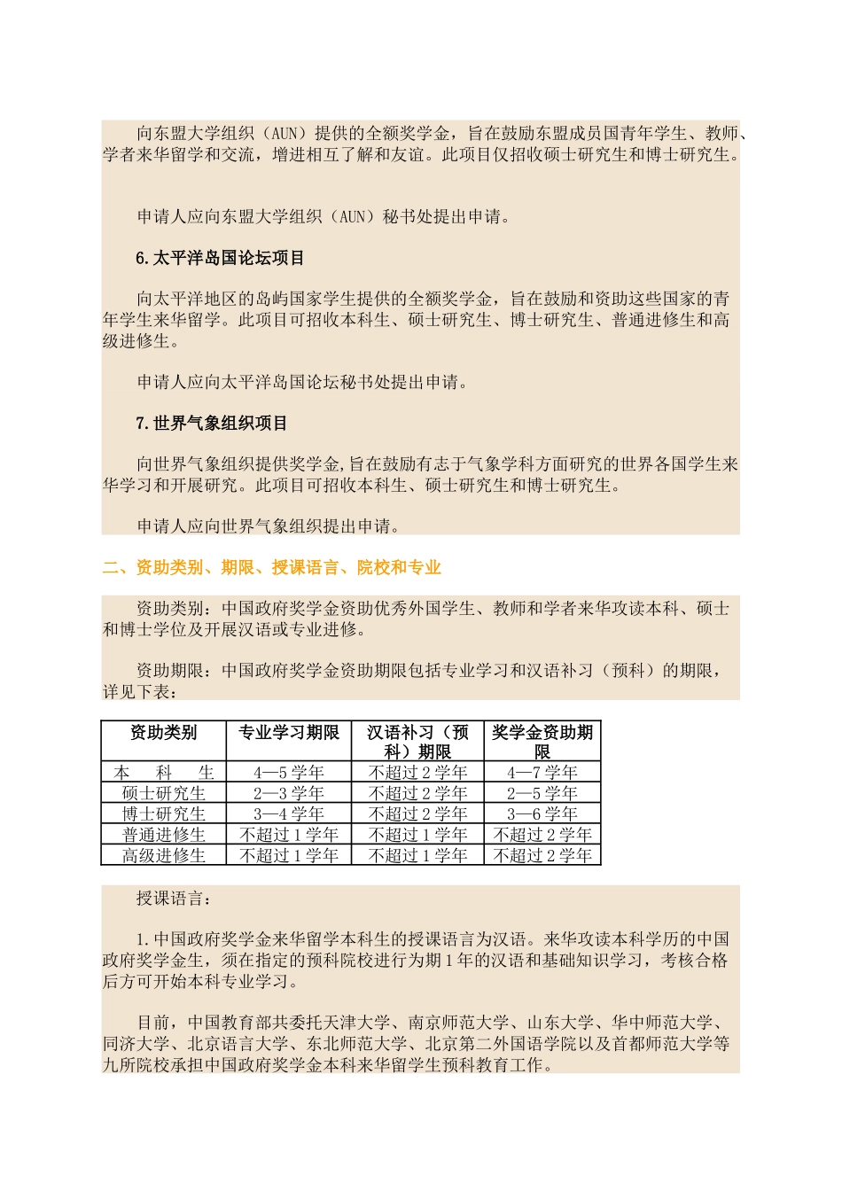 中国政府奖学金介绍_第2页