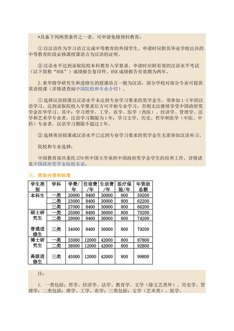 中国政府奖学金介绍_第3页
