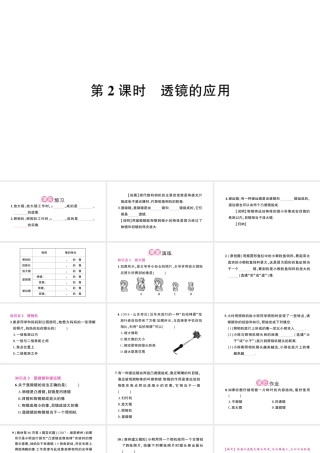 （遵义专版）八年级物理全册 第四章 第六节 神奇的眼睛（第2课时 透镜的应用）课件 （新版）沪科版-（新版）沪科版初中八年级全册物理课件