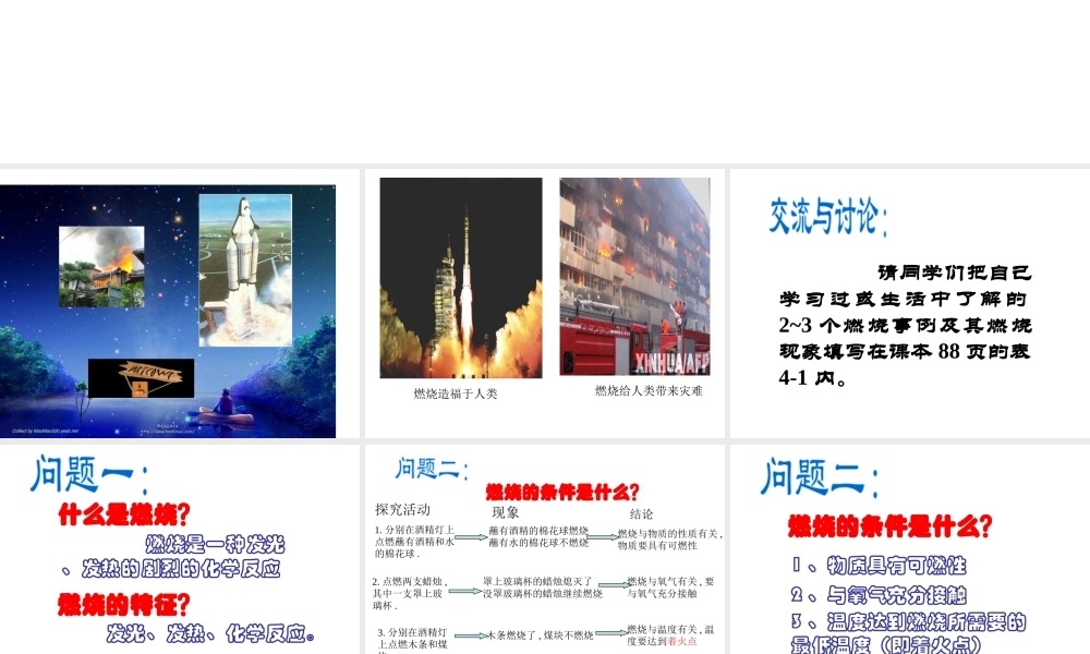 （遵义专版）秋九年级化学上册 第4章 认识化学变化 第1节 常见的化学反应—燃烧课件 沪教版-沪教版初中九年级上册化学课件