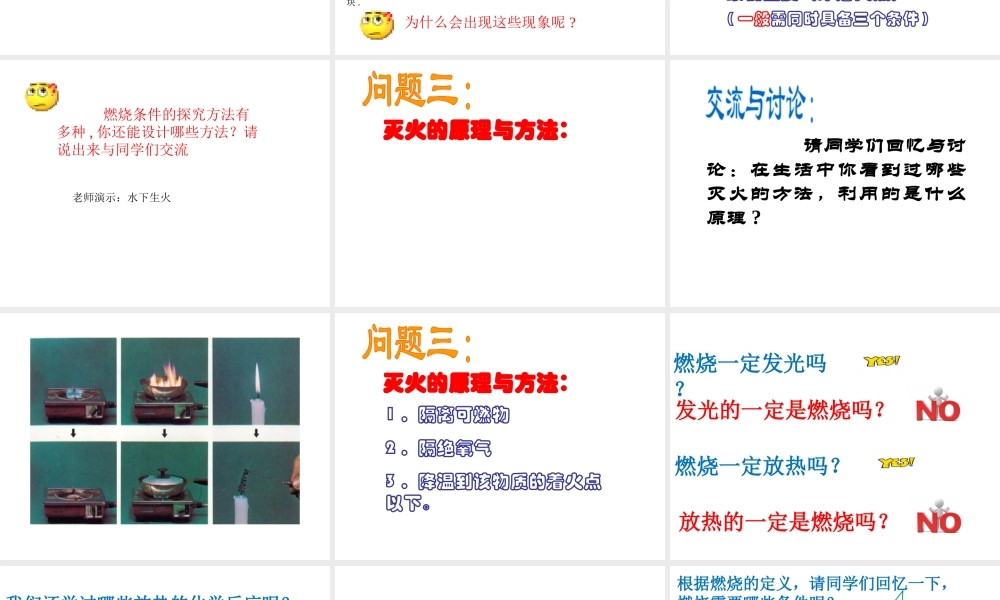 （遵义专版）秋九年级化学上册 第4章 认识化学变化 第1节 常见的化学反应—燃烧课件 沪教版-沪教版初中九年级上册化学课件