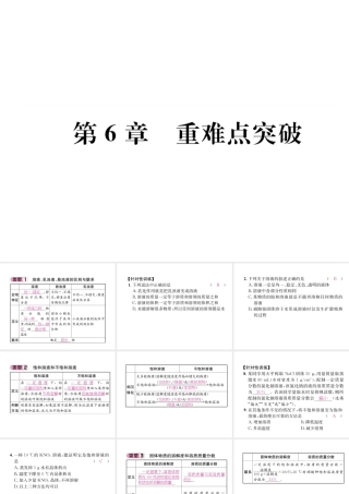 （遵义专版）秋九年级化学下册 第6章 溶解现象重难点突破习题课件 沪教版-沪教版初中九年级下册化学课件