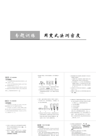 （遵义专版）八年级物理全册 第五章 质量与密度 专题训练三 用变式法测密度课件 （新版）沪科版-（新版）沪科版初中八年级全册物理课件