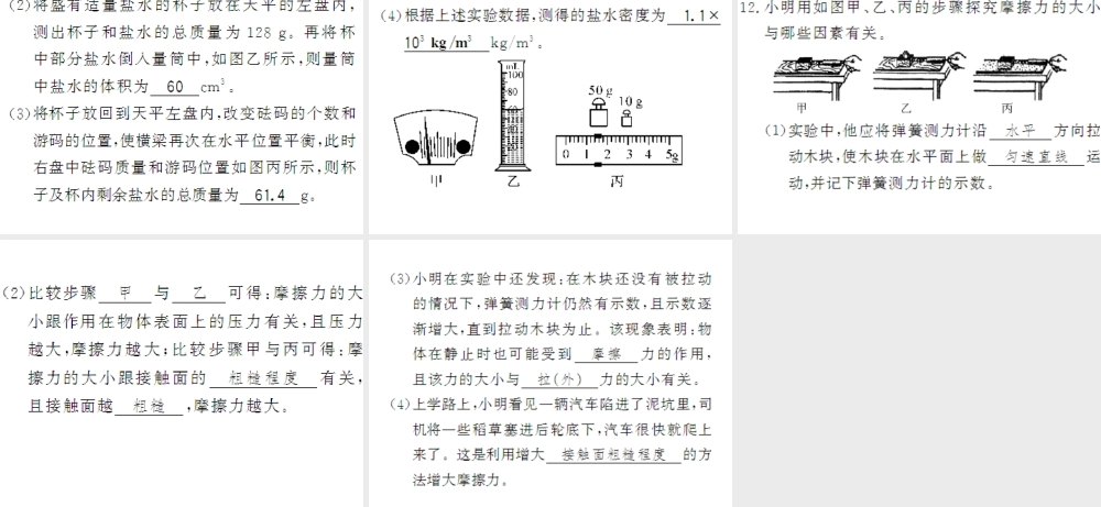 （遵义专版）八年级物理全册 期末实验专题复习课件 （新版）沪科版-（新版）沪科版初中八年级全册物理课件