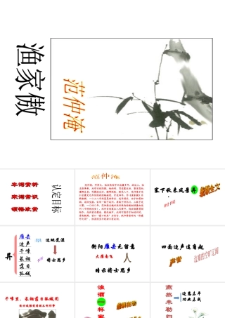 （遵义专版）八年级语文上册 第五单元 18 古文二则渔家傲课件 语文版-语文版初中八年级上册语文课件