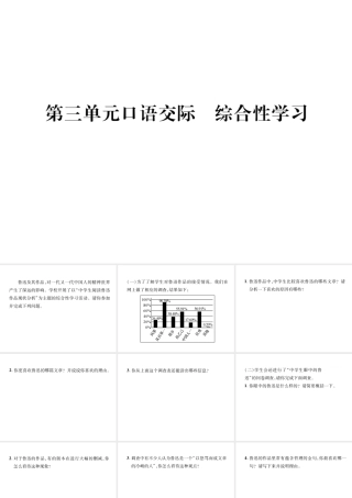 （遵义专版）九年级语文上册 第三单元 口语交际 综合性学习课件 语文版-语文版初中九年级上册语文课件