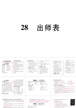 （遵义专版）九年级语文下册 第七单元 28 出师表课件 语文版-语文版初中九年级下册语文课件