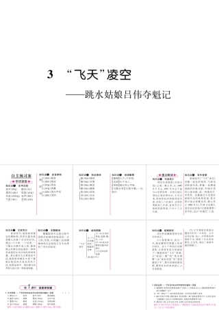 （遵义专版）八年级语文上册 第一单元 3“飞天”凌空——跳水姑娘吕伟夺魁记作业课件 新人教版-新人教版初中八年级上册语文课件