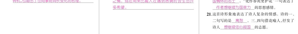 （遵义专版）七年级语文下册 第五单元 20 古代诗歌五首课件 新人教版-新人教版初中七年级下册语文课件