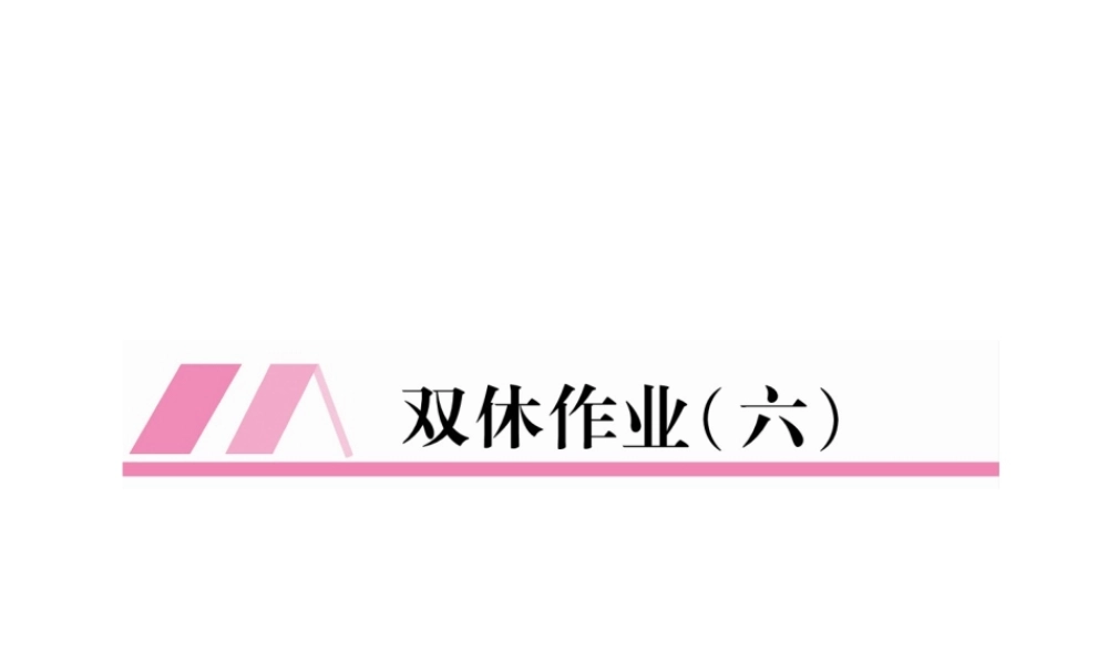（遵义专版）八年级语文上册 双休作业6作业课件 新人教版-新人教版初中八年级上册语文课件