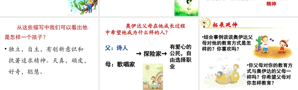 （遵义专版）九年级语文下册 第四单元 16《奥伊达的理想》教材课件 语文版-语文版初中九年级下册语文课件