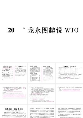 （遵义专版）九年级语文下册 第五单元 20 龙永图趣说WTO课件 语文版-语文版初中九年级下册语文课件