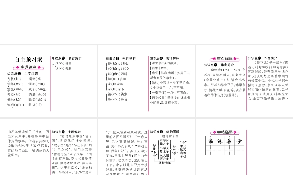 （遵义专版）九年级语文下册 5 君子国课件 语文版-语文版初中九年级下册语文课件