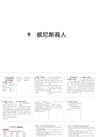 （遵义专版）九年级语文下册 9 威尼斯商人课件 语文版-语文版初中九年级下册语文课件