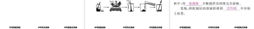 （遵义专版）中考化学命题研究 第一编 教材知识梳理篇 第6章 溶解现象（精讲）课件-人教版初中九年级全册化学课件
