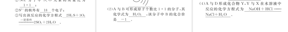 （遵义专版）中考化学命题研究 化学用语专项训练课件-人教版初中九年级全册化学课件