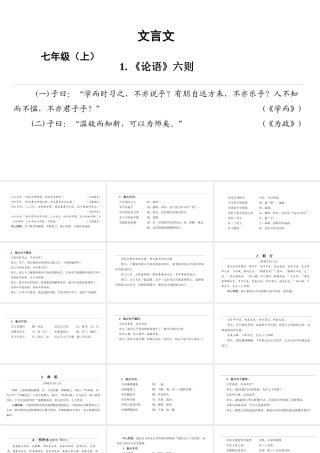 （遵义专版）中考语文 文言文复习课件-人教版初中九年级全册语文课件