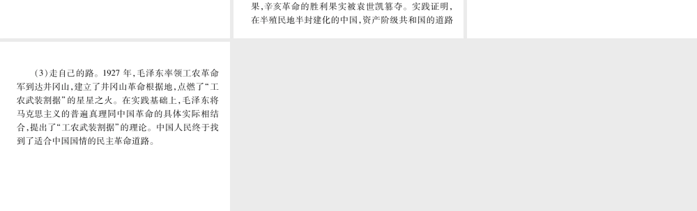 （遵义专版）中考历史总复习 第1编 教材知识梳理篇 第5讲 新民主主义革命的兴起重难归纳（精讲）课件-人教版初中九年级全册历史课件