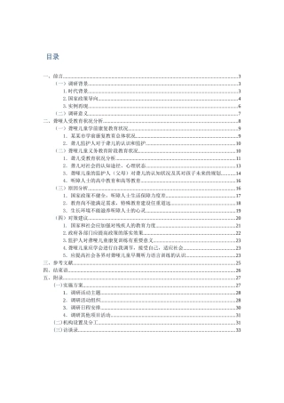 “关注残疾人教育事业，着手无障碍环境建设”—关于某某市聋哑人受教育状况的社会实践调查报告