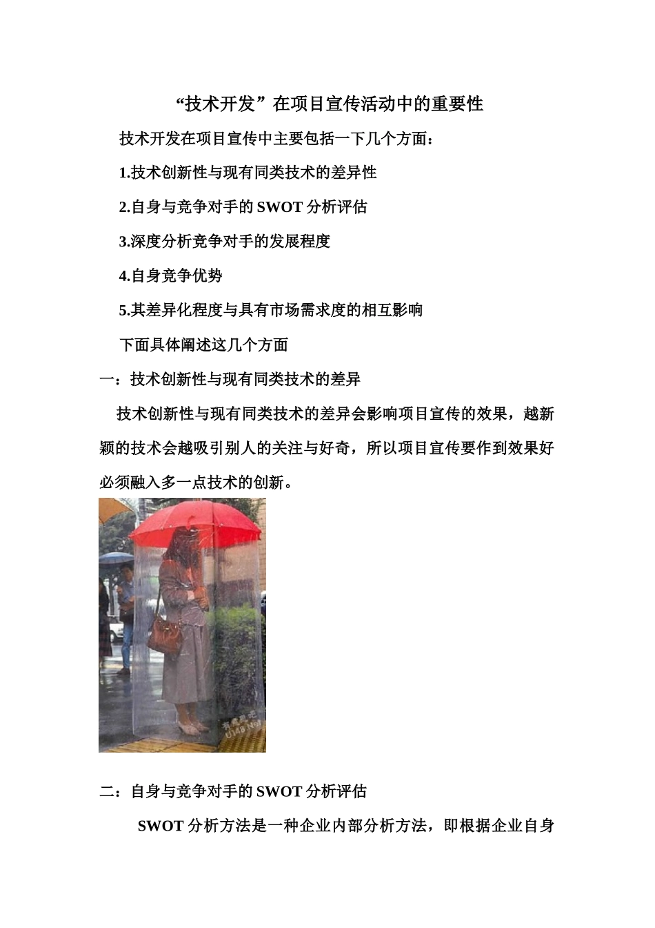 “技术开发”在项目宣传活动中的重要性_第1页