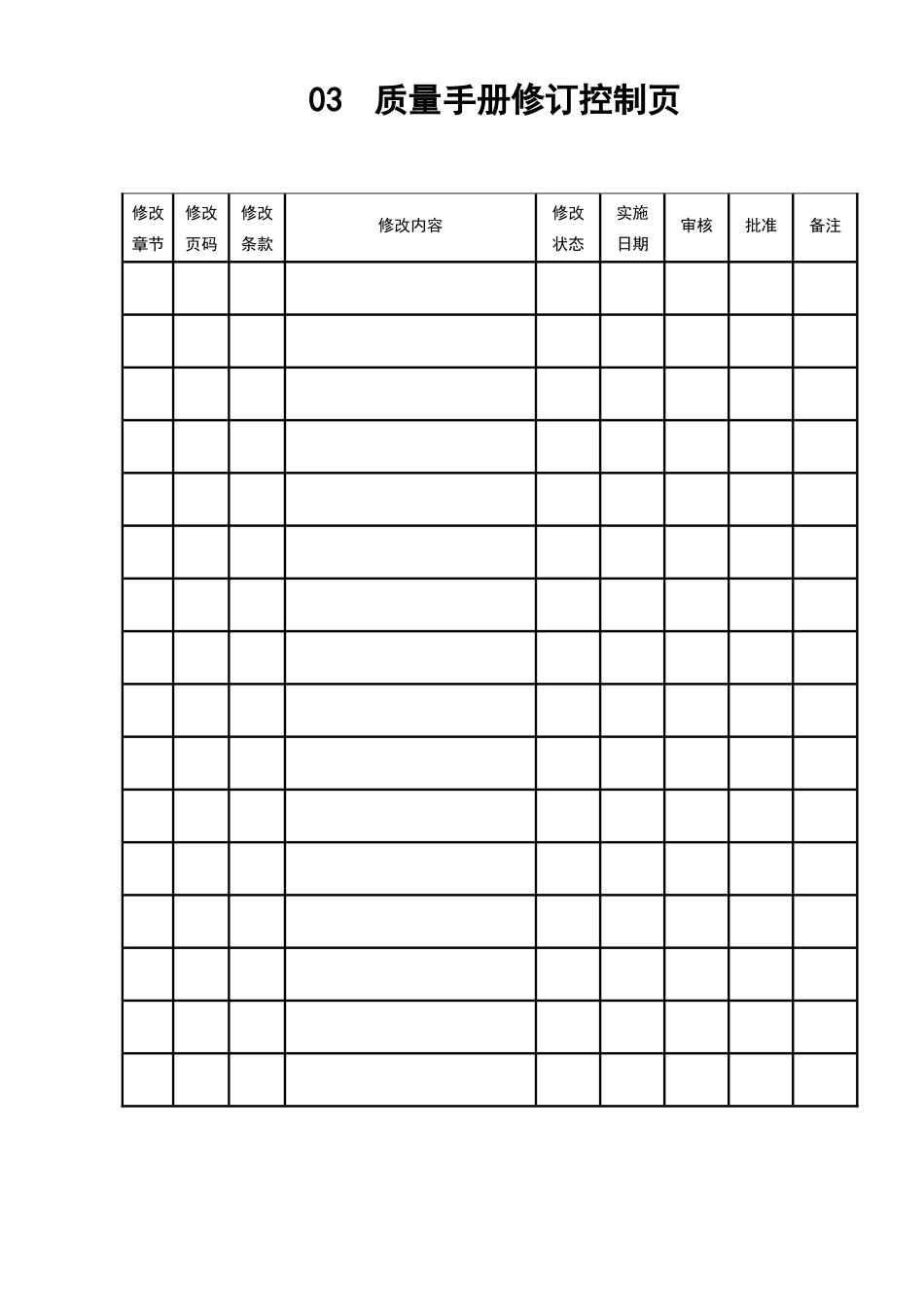 纺织有限公司质量手册_第3页