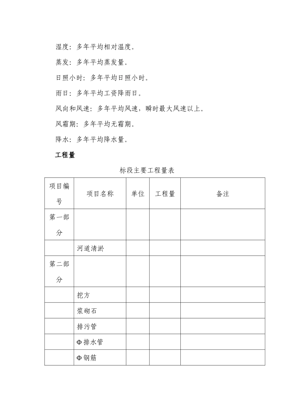 省县河改造西桥桥至王洋桥段防洪堤与拦河坝等工程施工组织设计方案_第2页