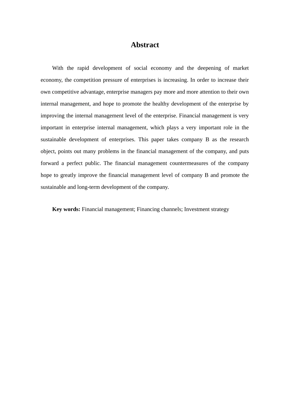 公司财务管理体系改进研究分析  财务会计学专业_第3页