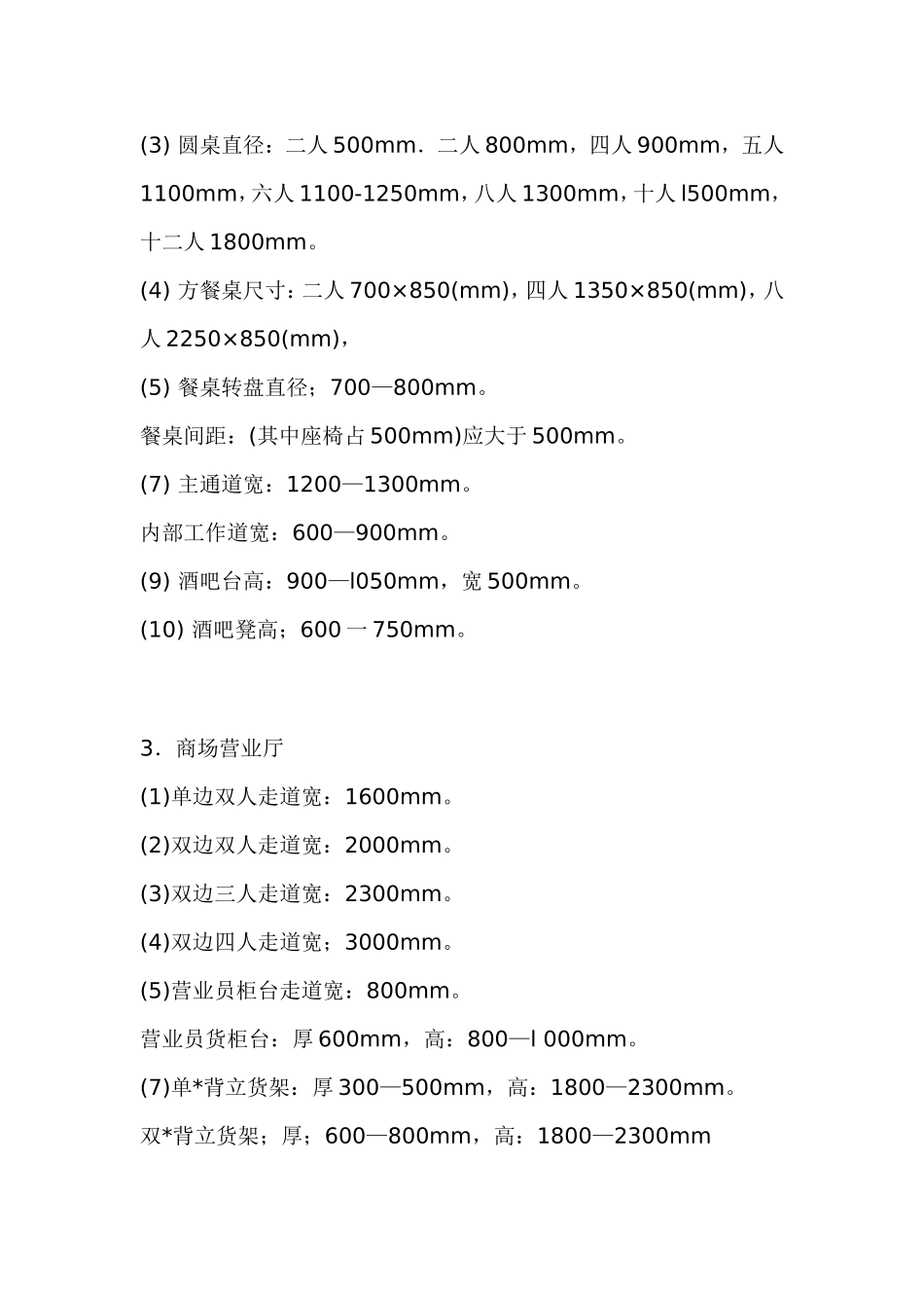 家具设计的精确尺寸_第3页