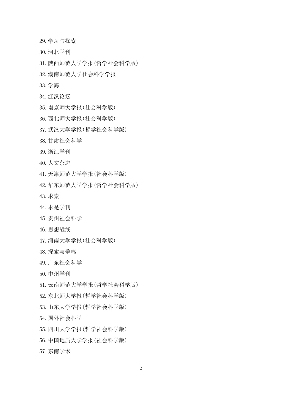 中文核心期刊目录 )北大核心目录(第七版)_第2页