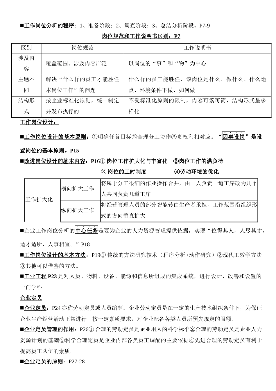 11月企业人力资源管理师三级考点预测_第2页