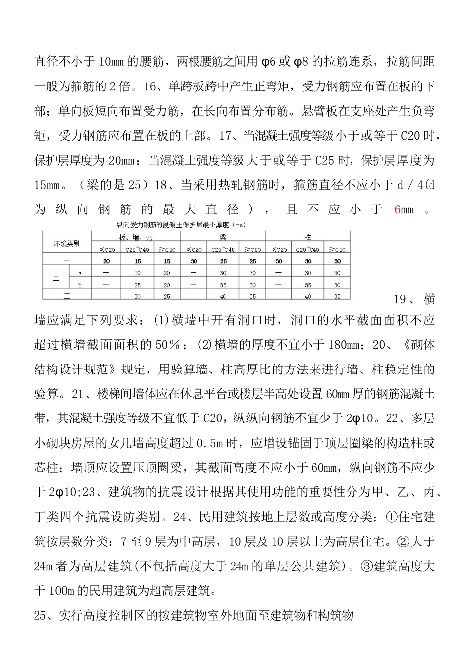 二级建造师《建筑管理与实务》重点摘要_第3页
