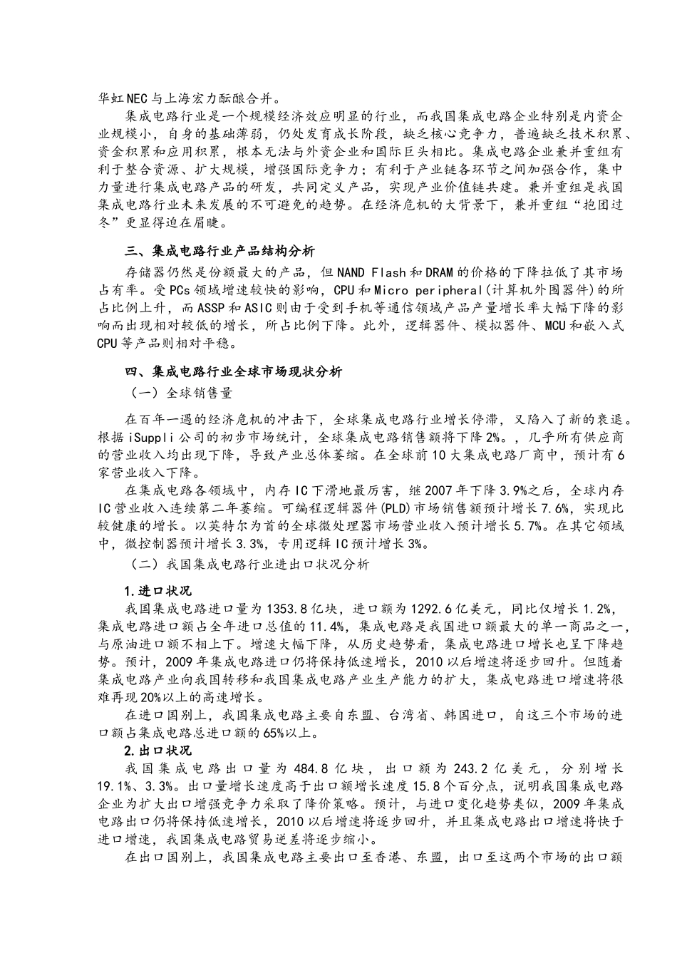 集成电路行业风险分析报告_第2页