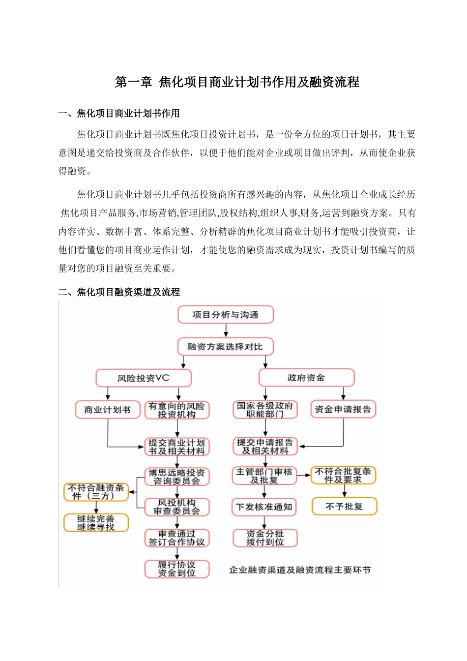 如何编写焦化项目商业计划书（包括焦化项目可行性研究报告）_第3页