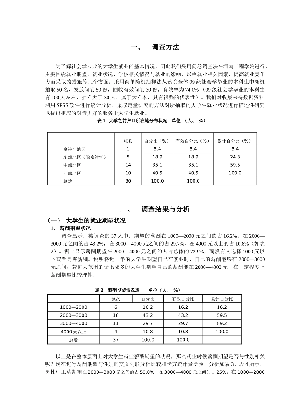 暑假大学生就业情况调查报告汇总_第1页
