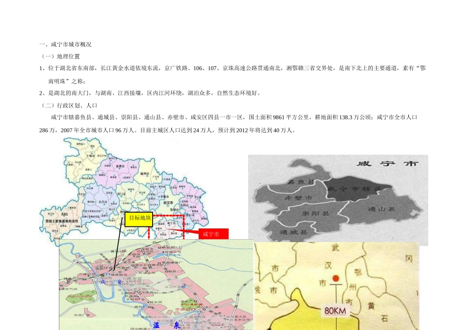 咸宁市枫丹国际城项目市场研究报告_第2页