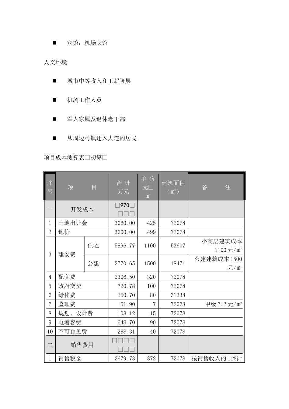 鑫奇机场前项目市场定位报告_第3页