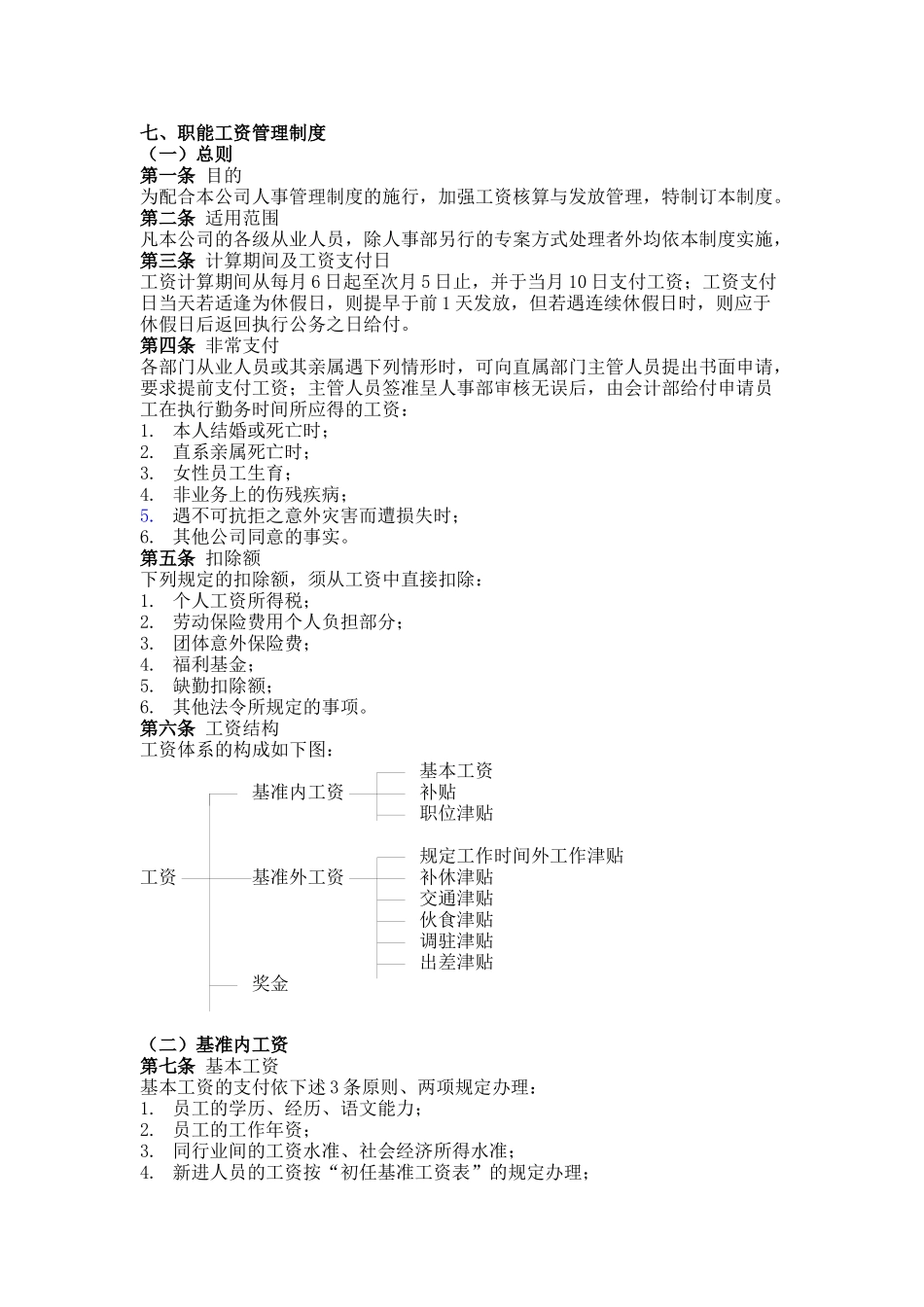 职能工资管理制度_第1页