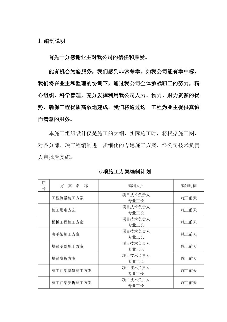 塞纳河畔商住楼10工程投标方案_第1页