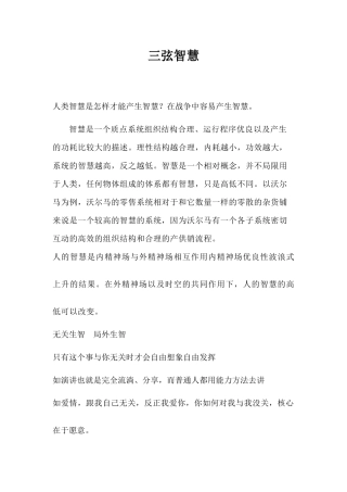 三弦智慧(第七届沙特迪拜版)