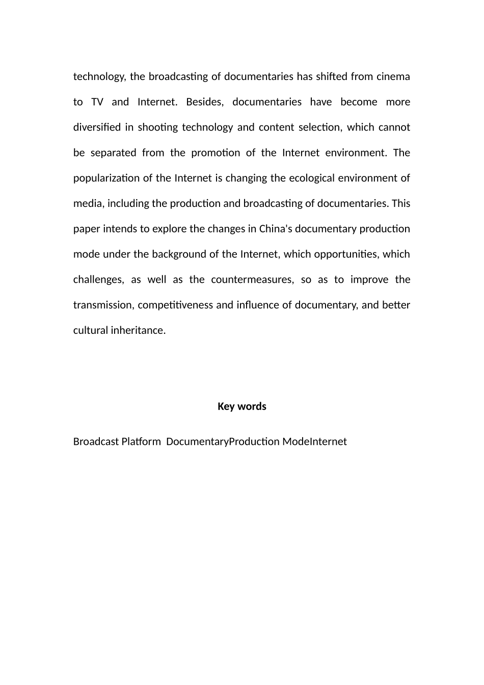 互联网背景下我国纪录片生产模式的发展研究分析   影视编导专业_第3页