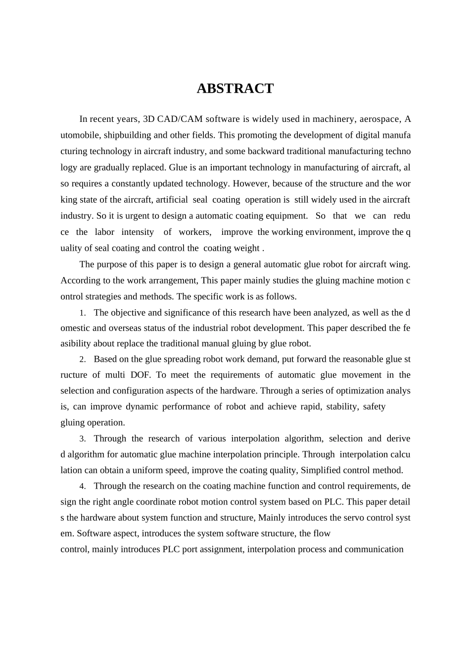 机翼自动涂胶机运动系统研究分析  机械制造自动化专业_第3页