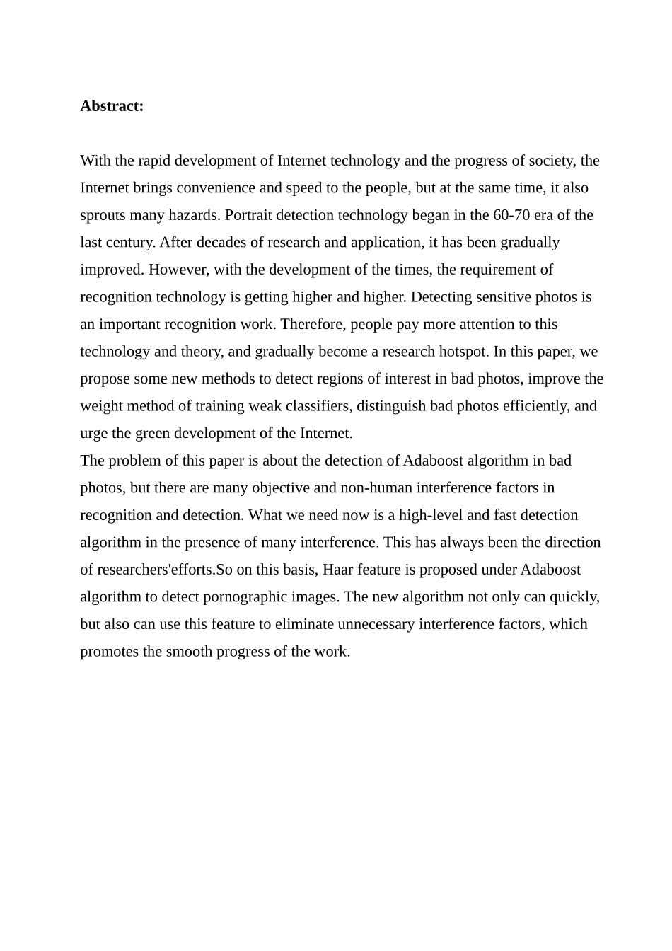 基于adaboost算法在网络不良照片识别中的方法研究分析  计算机科学与技术专业_第3页